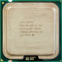 Core 2 Duo E6300 (LGA775, 1.86, 2M, 1066, SL9SA)