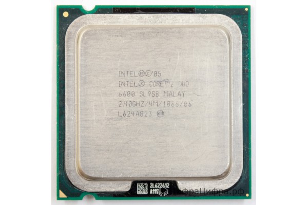 Core 2 Duo E6600 (LGA775, 2.40, 4M, 1066, SL9S8)