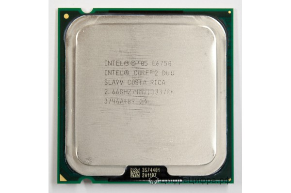 Core 2 Duo E6750 (LGA775, 2.66, 4M, 1333, SLA9V)