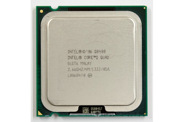 Core 2 Quad Q8400 (LGA775, 2.66, 4M, 1333, SLGT6)