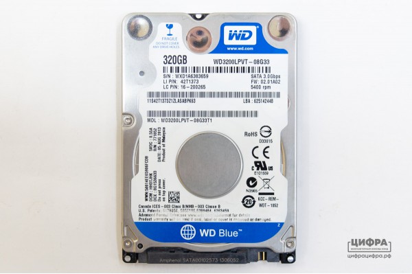 320 GB Western Digital WD3200LPVT