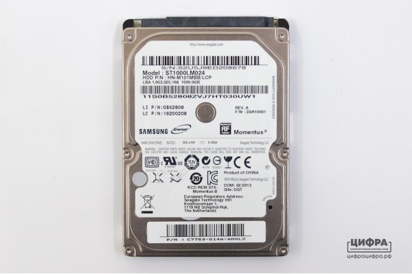 2.5 SATA 1000 GB Samsung ST1000LM024
