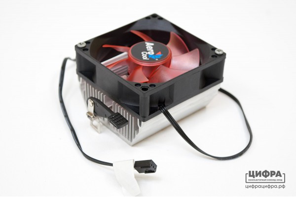 Кулер 65W Socket 754/939/AM2/AM3/AM4/FM1/FM2 с красной подсветкой