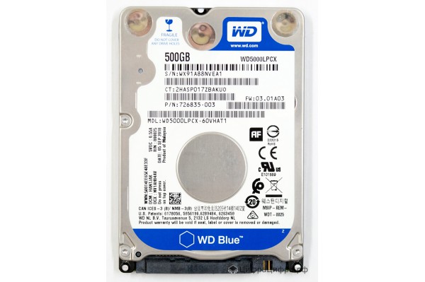 500 GB Western Digital WD5000LPCX