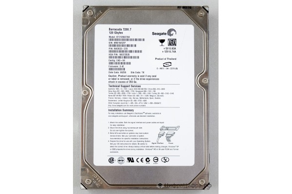 120 GB Seagate ST3120827AS