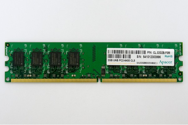 2 GB DDR2-800 PC2-6400 Apacer CL5