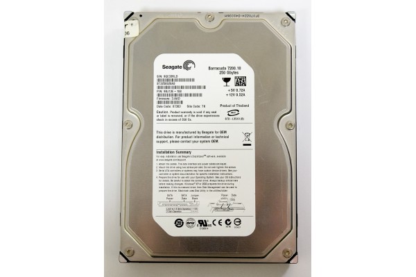 250 GB Seagate ST3250820AS