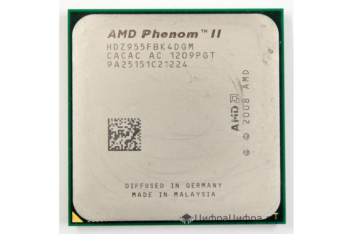 Phenom II X4 955 Black Edition (AM3, 3.20, 6M, HDZ955FBK4DGM). 