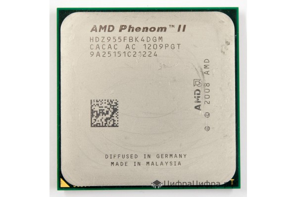 Phenom II X4 955 Black Edition (AM3, 3.20, 6M, HDZ955FBK4DGM)