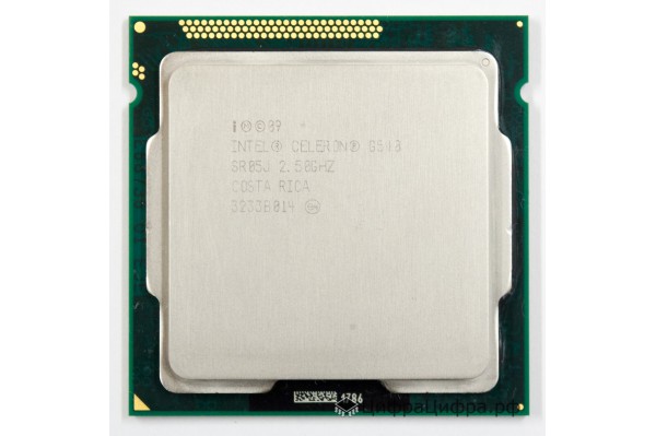 Celeron G540 (LGA1155, 2.50, 2M, SR05J)