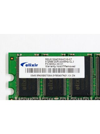 512 MB DDR-400 PC3200 Elixir
