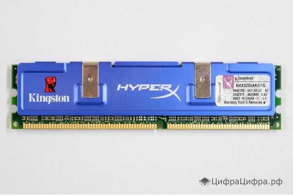 512 MB DDR-400 PC3200 Kingston HyperX (2-3-2-6)