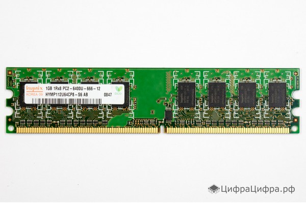 1 GB DDR2-800 PC2-6400 Hynix CL6