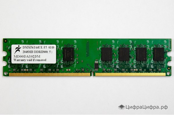 2 GB DDR2-800 PC2-6400 Digma